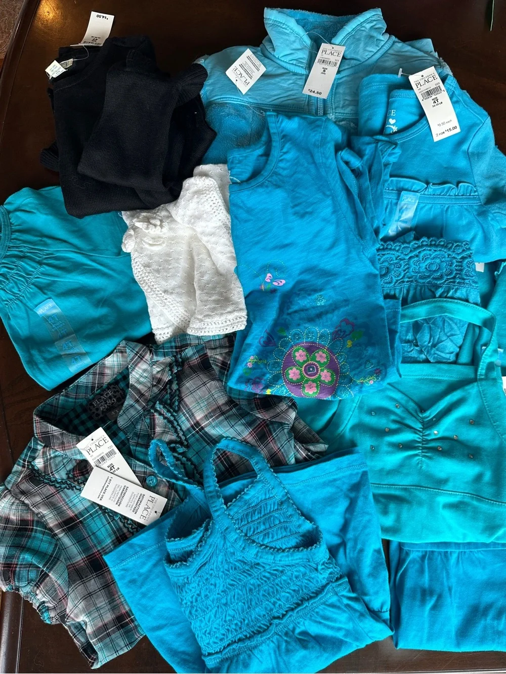 NWT The Children’s Place 12 Piece  Lot, Tees, Tanks, Sweaters, 4T